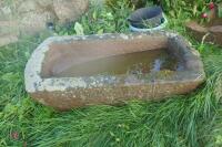 2 X STONE PLANTERS/ TROUGHS - 11