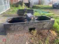 PLASTIC DOUBLE SIDED WATER TROUGH