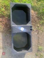 PLASTIC DOUBLE SIDED WATER TROUGH - 2