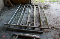 2 X YARD GATES + CATTLE HEAD YOKE - 10