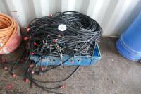 LARGE CRATE OF READY MADE DRINKER LINES - 6