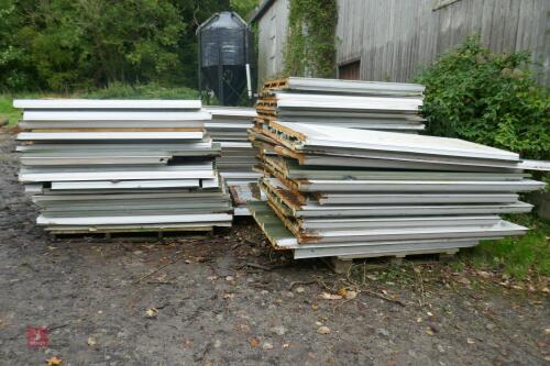 QUANTITY OF SHED INSULATED ROOF SHEETS