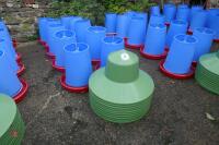 10 MINOLA FEEDERS WITH RAIN HATS - 5