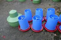 10 MINOLA FEEDERS WITH RAIN HATS - 4