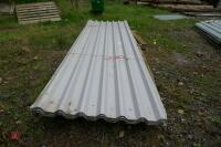 36 SHEETS OF USED TIN ROOFING SHEETS - 5