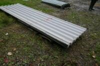 36 SHEETS OF USED TIN ROOFING SHEETS - 7