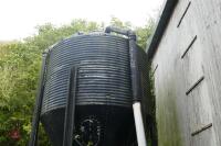 9 TON PAINTED BLACK GALVINISED FEED SILO - 10