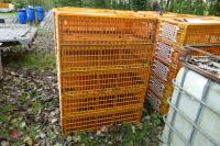 10 PLASTIC POULTRY/GAMEBIRD CRATES - 4