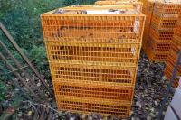 10 PLASTIC POULTRY/GAMEBIRD CRATES - 5