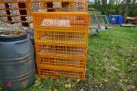 10 PLASTIC POULTRY/GAMEBIRD CRATES - 3