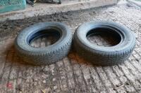 2 'AS NEW' 205/70R15 TYRES - 2