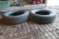 2 'AS NEW' 205/70R15 TYRES - 3