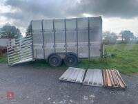IFOR WILLIAMS 12' LIVESTOCK TRAILER