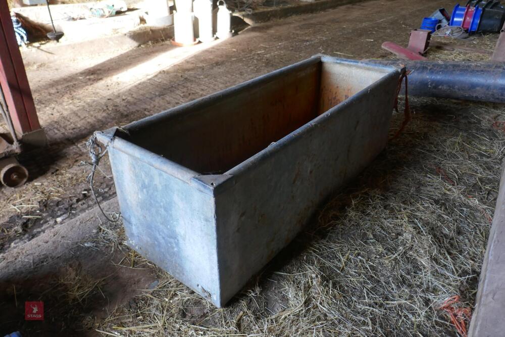 4FT GALVANSIED WATER/FEED TROUGH