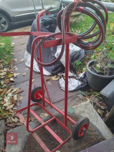 TWIN CYLINDER SEALEY GAS TROLLY