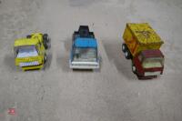 3 CHILDS LORRY TOYS