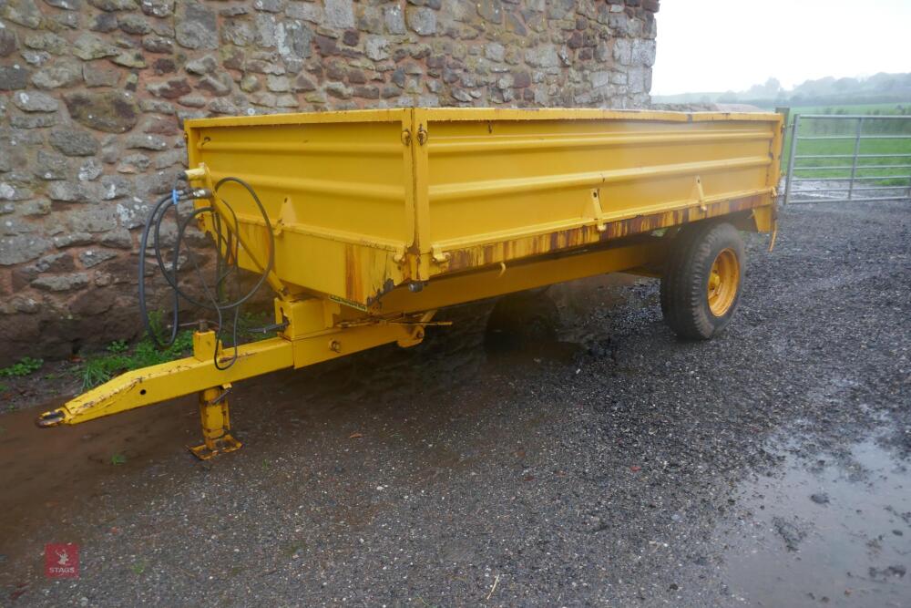 FRASER F50 SINGLE BALE TIPPING TRAILER