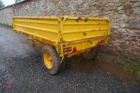 FRASER F50 SINGLE BALE TIPPING TRAILER - 7