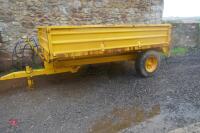 FRASER F50 SINGLE BALE TIPPING TRAILER - 8