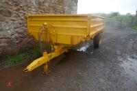 FRASER F50 SINGLE BALE TIPPING TRAILER - 9