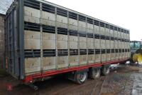 35' TRIPLE TANDEM AXLE LIVESTOCK TRAILER - 2