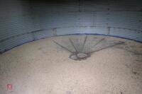 2x GALVANISED 80T ROUND GRAIN STORE/SILO - 10