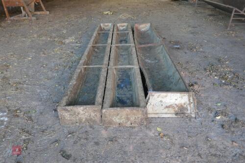 3 X 9FT FEED TROUGHS