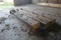 3 X 9FT FEED TROUGHS - 6