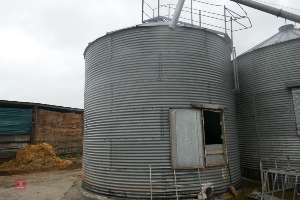 GALVANISED 80T ROUND GRAIN STORE/SILO