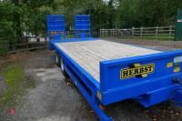 2019 HERBST 16T 20' LOW LOADER TRAILER - 2