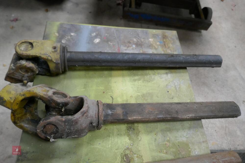 2 PTO SHAFTS + 2 PTO PARTS