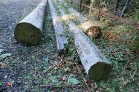 4 TELEGRAPH POLES - 4