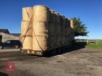 60x ROUND BALES OF ORGANIC HAY