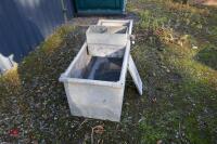 GALVANSIED 4' WATER TROUGH - 7