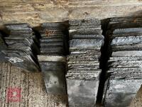 500 X DELABOLE RECLAIMED ROOFING SLATES - 12