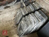 500 X DELABOLE RECLAIMED ROOFING SLATES - 14