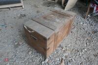 WOODEN BOX/ OTTOMAN - 2