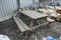 WOODEN GARDEN BENCH - 2