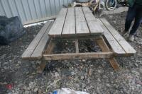 WOODEN GARDEN BENCH - 5