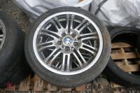 4 X BMW ALLOY WHEELS - 5