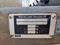 IFOR WILLIAMS HORSE BOX TRAILER - 12