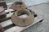 3 X IH FRONT WEIGHTS + WHEEL WEIGHTS - 3