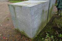 2 X GALVANISED WATER/ HEADER TANKS - 4