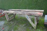 WOODEN WORK BENCH