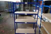 SINGLE BAY 4 SHELVING UNIT - 6