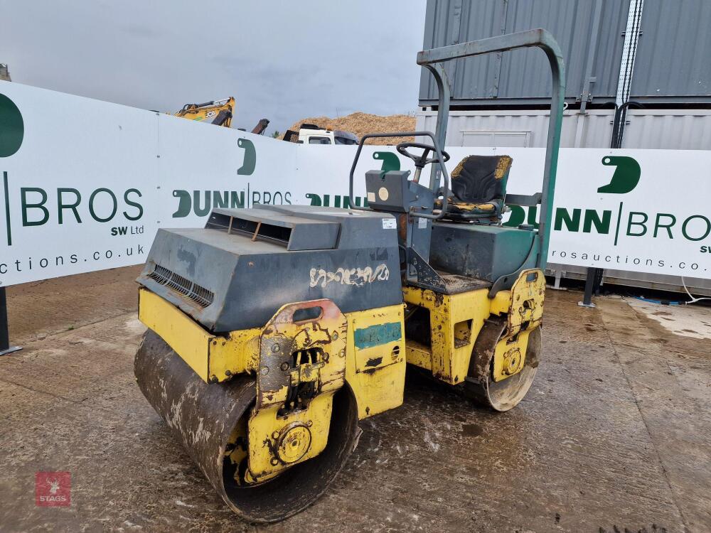 BOMAG DOUBLE DRUM VIBRATING ROLLER