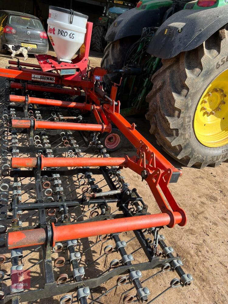 BROWNS 6M GRASS HARROWS & SEEDER