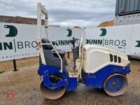 2015 HAMM DOUBLE DRUM VIBRATING ROLLER - 4