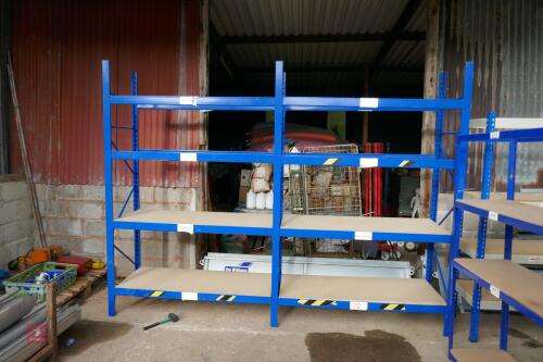 HEAVY DUTY 2 BAY SHELVING UNITS