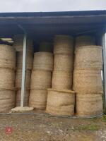 15 BALES OF WHEAT STRAW